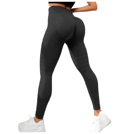 felwors Anti Cellulite Leggings, Resistance Band Leggings for Gym Workout, High Waisted Lifting Tummy Training Control (Black, XXXXXL)