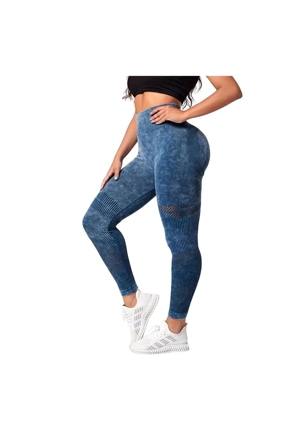 Anti Cellulite Leggings Womens Lifting Tummy Control Resistance Band Legging Cellumove 3D Compression Shaping Pants (Blue, S)