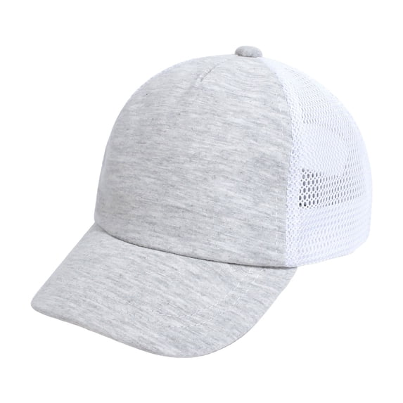 felwors Baby Baseball Cap Toddler Baseball Hat with Mesh Hat for Baby Boy Hats Toddler Ball Cap Kids Trucker Hats Girls (White)
