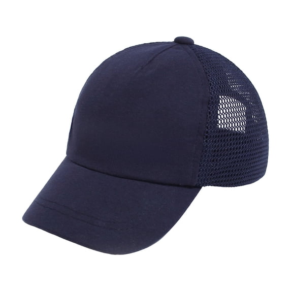 felwors Baby Baseball Cap with Mesh Toddler Baseball Hat Baseball Cap Baby Ball Cap Toddler Hat Kids Baseball Cap UPF 50+ (Navy)