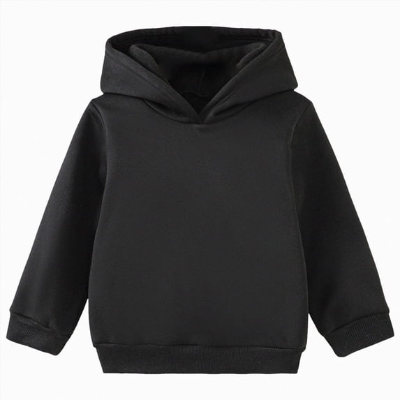 felwors Boys Pullover Hoodie Sweatshirts for Kids, Teen Boys (Black,3-4 Years)