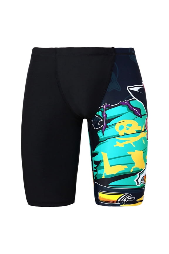 Boys Swim Competitive Swim Team Trunks Racing Swimsuit Athletic Swimming Shorts Slim/Standard (13-14 Years, Mint Green)