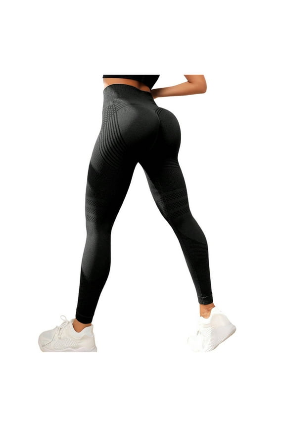 Celsior Anti Cellulite Compression 3D Leggings Women Lifting Tummy Control with Resistance Band Gym Workout (Black, L)