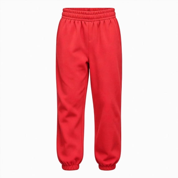 felwors Girls Joggers, Comfy French Terry Sweatpants for Girls, Kids Joggers Girls, Lounge Sweat Pants