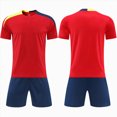 thumbnail image 1 of felwors Kids Soccer Jersey Set Training Team Uniform Shirt and Shorts(7-8 Years,Red), 1 of 6