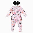thumbnail image 1 of felwors Newborn Baby Girl Clothes Footie Romper Infant Sleeper Outfit | Newborn Baby Girl Sleeper for Daily, Brithday, Halloween, Christmas, New Years, Valentines, St. Patrick's Day, Easter, 1 of 7