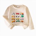 thumbnail image 1 of felwors Toddler Baby Boy Fall Outfits 12 18 24 Months 2T 3T 4T Boys Winter Clothes Long Sleeve Trucks Sweatshirt Pants Set, 1 of 6