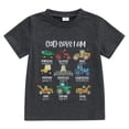 thumbnail image 1 of felwors Toddler Baby Boy T-Shirts God Says I Am Truck Short Sleeve Christian Tee Bible Verse Kids Shirt 2T 3T 4T 5T 6T (4-5 Years, Black), 1 of 7