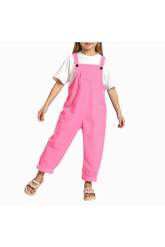 Toddler Boy Girl Overalls Shorts Casual Summer Outfits 2026 Trendy Solid Color Sleeveless Shortalls Romper with Pocket(Green,9-10 Years)