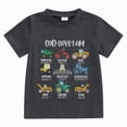 thumbnail image 1 of felwors Toddler Boy T-Shirts God I Am Truck Short Sleeve Christian Tee Bible Kids(Black,4-5 Years), 1 of 7