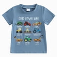 thumbnail image 1 of felwors Toddler Boy T-Shirts God I Am Truck Short Sleeve Christian Tee Bible Kids(Navy,5-6 Years), 1 of 7