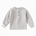 thumbnail image 1 of felwors Toddler Boys Henley Shirts Long Sleeve Tshirt for Kids (18-24 Months), 1 of 7