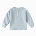 thumbnail image 1 of felwors Toddler Boys Henley Shirts Long Sleeve Tshirt for Kids (3-4 Years), 1 of 7