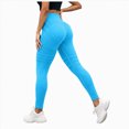 thumbnail image 1 of felwors Women Compression 3D Leggings Anti Cellulite Butt Lifting Tummy Control with Resistance Bands Gym Yoga Leggings Blue for Size XXXXXL, 1 of 7