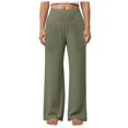 thumbnail image 1 of felwors Women's Casual Loose Wide Leg Cozy Pants Yoga Sweatpants Comfy High Waisted Sports Athletic Lounge Pants with Pockets AG, M, 1 of 8