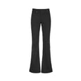 thumbnail image 1 of felwors Women's Pinstripe Flare Pants - Business High Waist Dress Trousers Black, L, 1 of 7