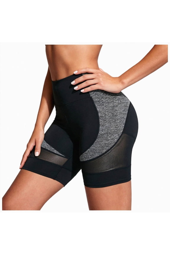 Women's Stabilyx Mid Rise Shorts, 127805, Performance Shorts with Joint Support (Dark Gray, S)