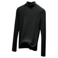 thumbnail image 1 of felwors Women's Turtleneck Thermal Base Layer Top - Brushed Fleece Lined, Moisture-Wicking Long Sleeve Slim Fit Shirt for Cold Weather Black, XL, 1 of 7