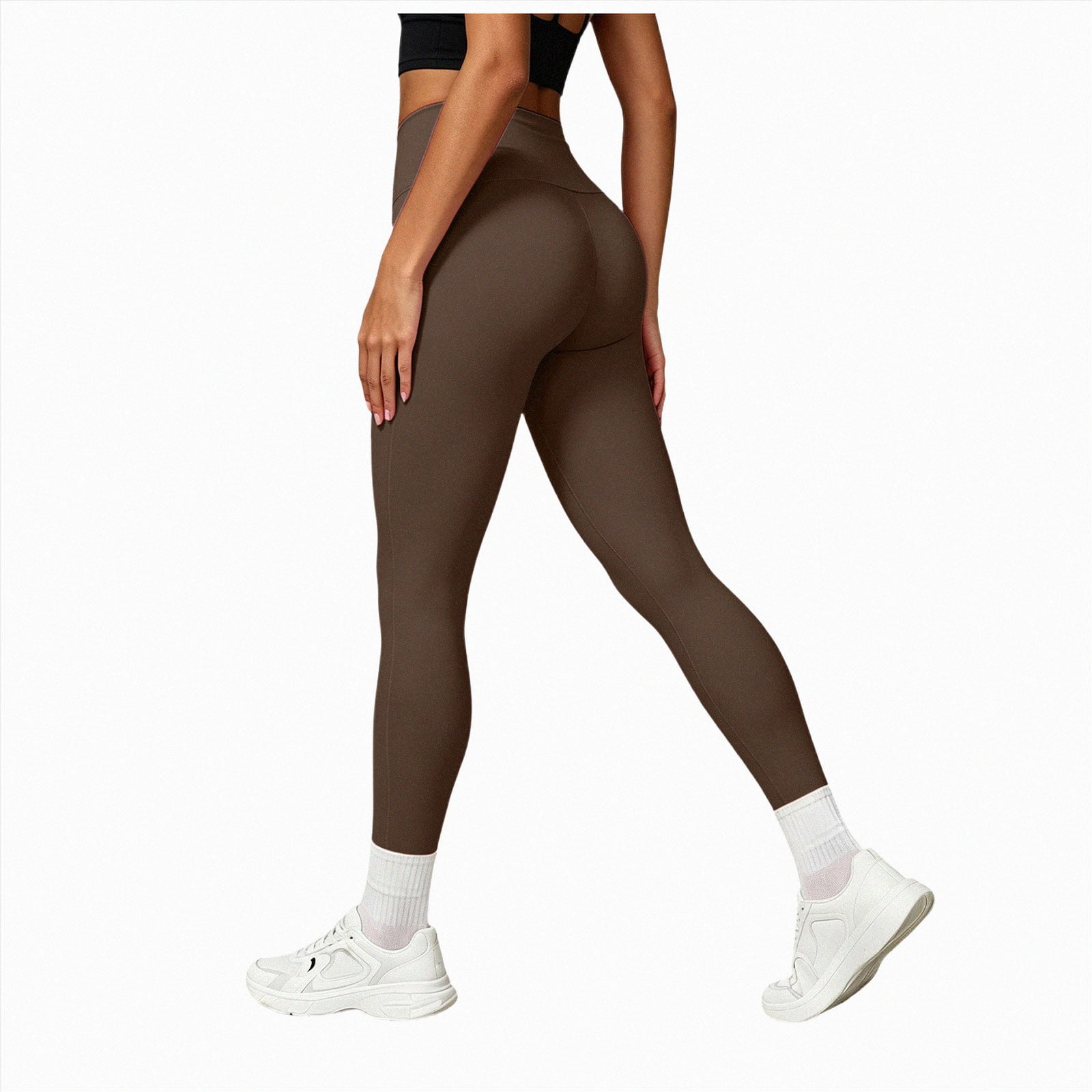felwors Women's Yoga Pants High Waisted Workout Leggings Buttery Soft ...