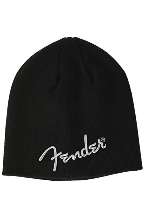 Logo Beanie, Black, One Size