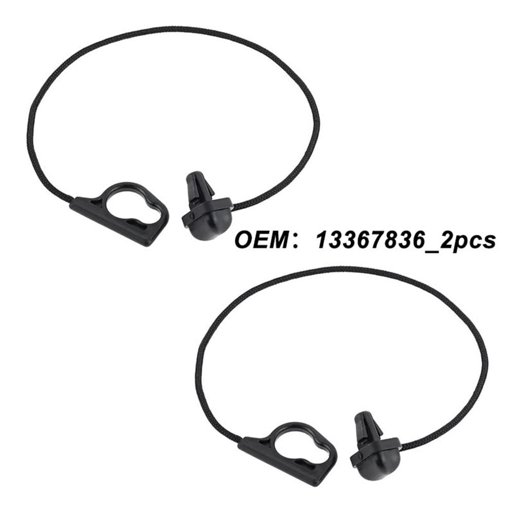 BIGULA - 2 Correas De Reposición Para Estante Del Maletero Trasero De Opel Corsa D Y Corsa E - OEM 13367836, Largo 31.5 Cm
