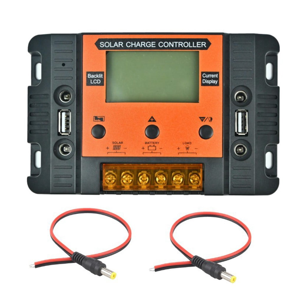 fengchenda 30A Solar Charge Controller 12V/24V with Temperature Sensor ...