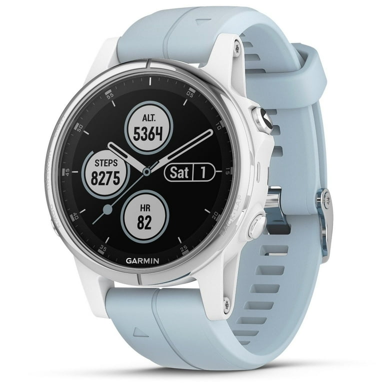 fenix 5S Plus Glass White with sea foam band Walmart