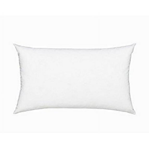 fennco styles polyester fiber white pillow insert - made in usa (11x15)