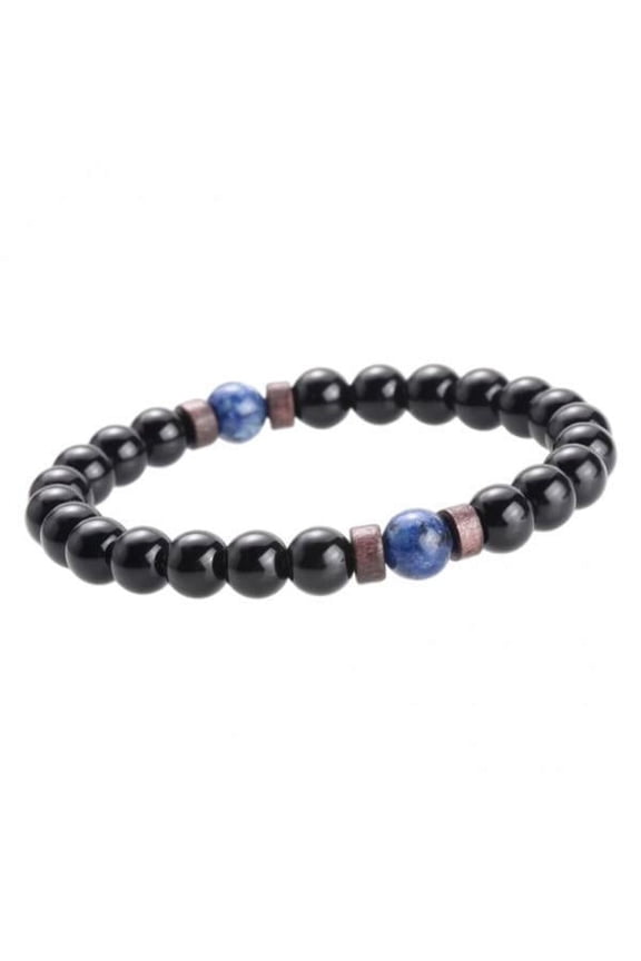 3xMen Bracelet Natural Moonstone Adjustable 3 Pcs