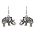 thumbnail image 1 of fenteer 4xVintage Tibetan Earring Elephant Dangle Earrings 4 Pcs, 1 of 8