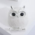 thumbnail image 1 of fenteer Animal Brooch Pin Decoration Pearl Owl Brooches for Anniversary Clothing Hat white, 1 of 8