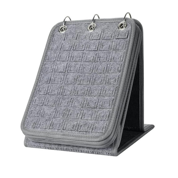 fenteer Brooch Display Holder Brooch Display Jewelry Display Book Organizer Display Rack Gray