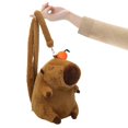 thumbnail image 1 of fenteer Capybara Plush Backpack Fashion Lightweight Travel Backpack Stylish Gift Bookbag, 1 of 8