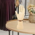 thumbnail image 1 of fenteer Hand Mannequin Model Practice Hand Nail Art Training Hand Rings Display Stand Pink Skin Color Left, 1 of 8