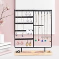 thumbnail image 1 of fenteer Jewelry Rack Rings Jewelry Display Stand for Shops Live Broadcast Photography Black, 1 of 8