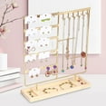 thumbnail image 1 of fenteer Jewelry Rack Rings Jewelry Display Stand for Shops Live Broadcast Photography Golden, 1 of 8
