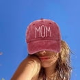 thumbnail image 1 of fenteer Mom Embroidered Baseball Hat Gift Adjustable Women Baseball Cap for, 1 of 8