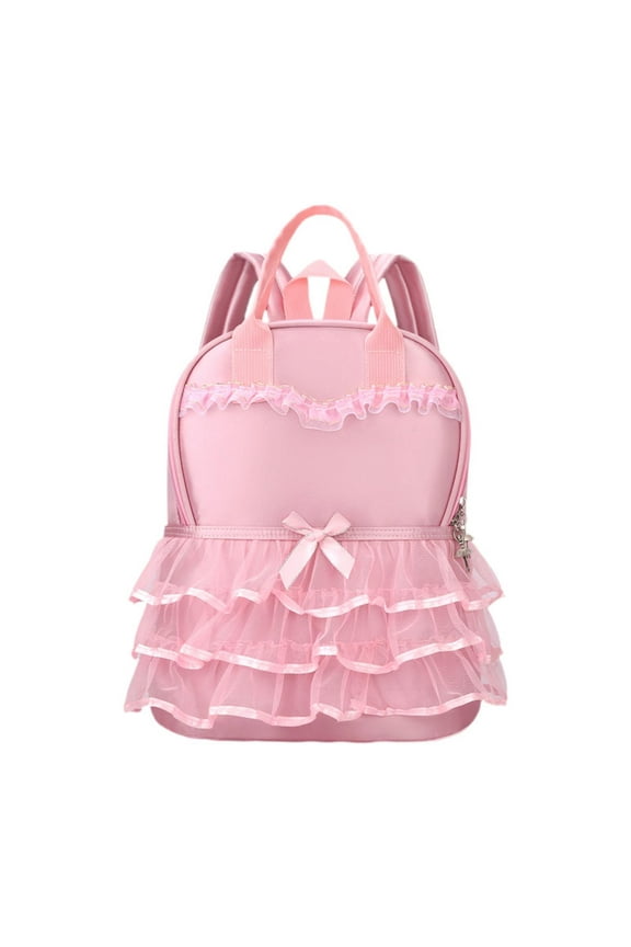 Tutu Dress Backpack Rucksack Ballet Dance Backpack for Dancing Tutu Dress Dance Pink