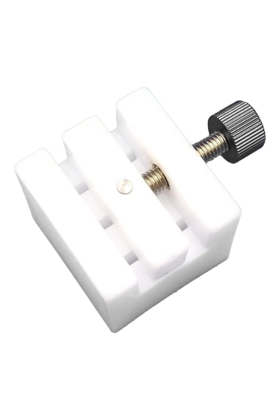 Watch Band Holder Block Lightweight Watch Vise Tool for Repair Removing Pins White