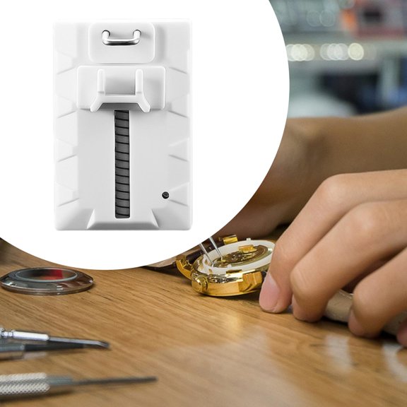 fenteer Watch Maintenance Repair Tool Timing Machine for Watchmakers Watch Repairers White