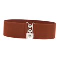 thumbnail image 1 of fenteer Wide Elastic Belt Cinch Female Simple Decoration Dress Belt for Women Ladies Brown, 1 of 8