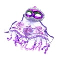 thumbnail image 1 of fenteer Women's Belly Mardi Gras for Club Fancy Dress Christmas, 1 of 8