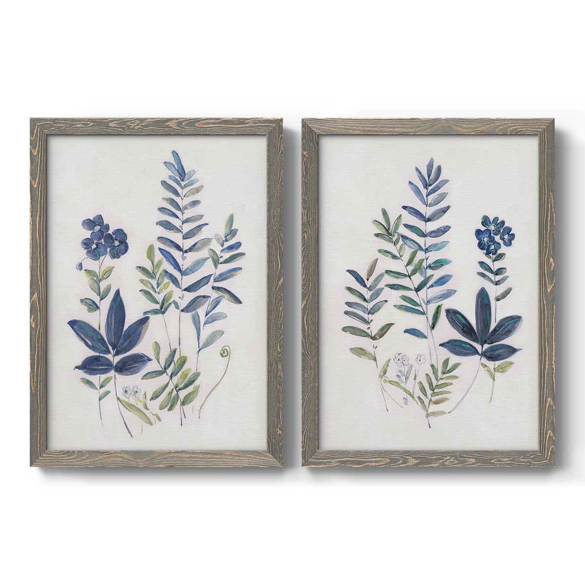 Fern Study I - Premium Framed Canvas 2 Piece Set - Ready to Hang