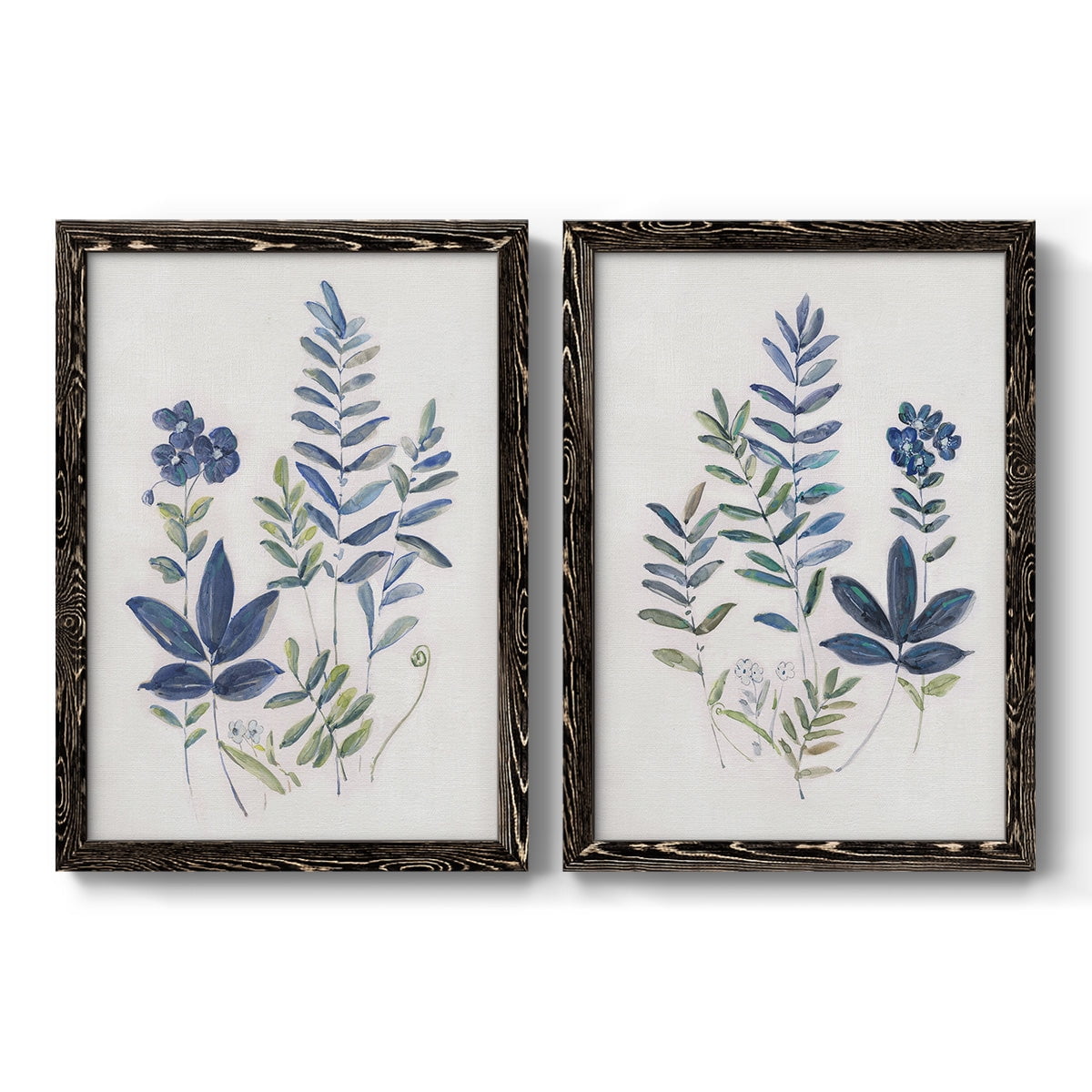 Fern Study I - Premium Framed Canvas 2 Piece Set - Ready to Hang