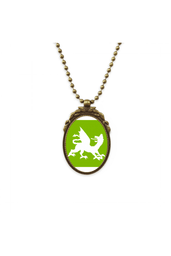 ferocious ability animals turn back antique necklace vintage bead pendant keychain