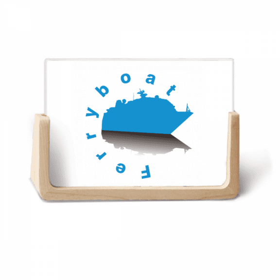 ferry carries passengers photo wooden photo frame tabletop display