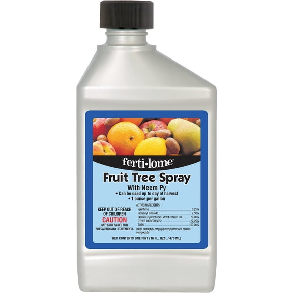 Fertilome Fruit Tree Spray - Insect Repellent for Indoor and Outdoor Use - 16 oz Bottle