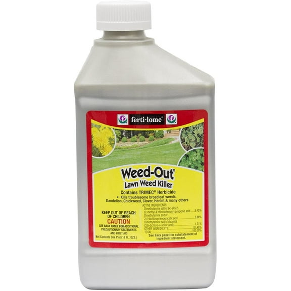 Ferti-lome Weed Free Zone Lawn Weed Killer - Liquid Herbicide for Grasses - 32 oz