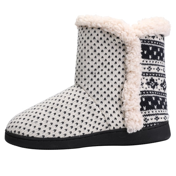 festooning Women's Bootie Slippers