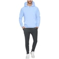 thumbnail image 1 of fheaev 2 Piece Sweatsuit for Men Casual Pullover Hoodie And Jogger Pants Set Soft Athletic Jogging Tracksuit with Long Sleeve Hooded Sweatshirt Drawstring Sweatpants with Pockets, 1 of 7
